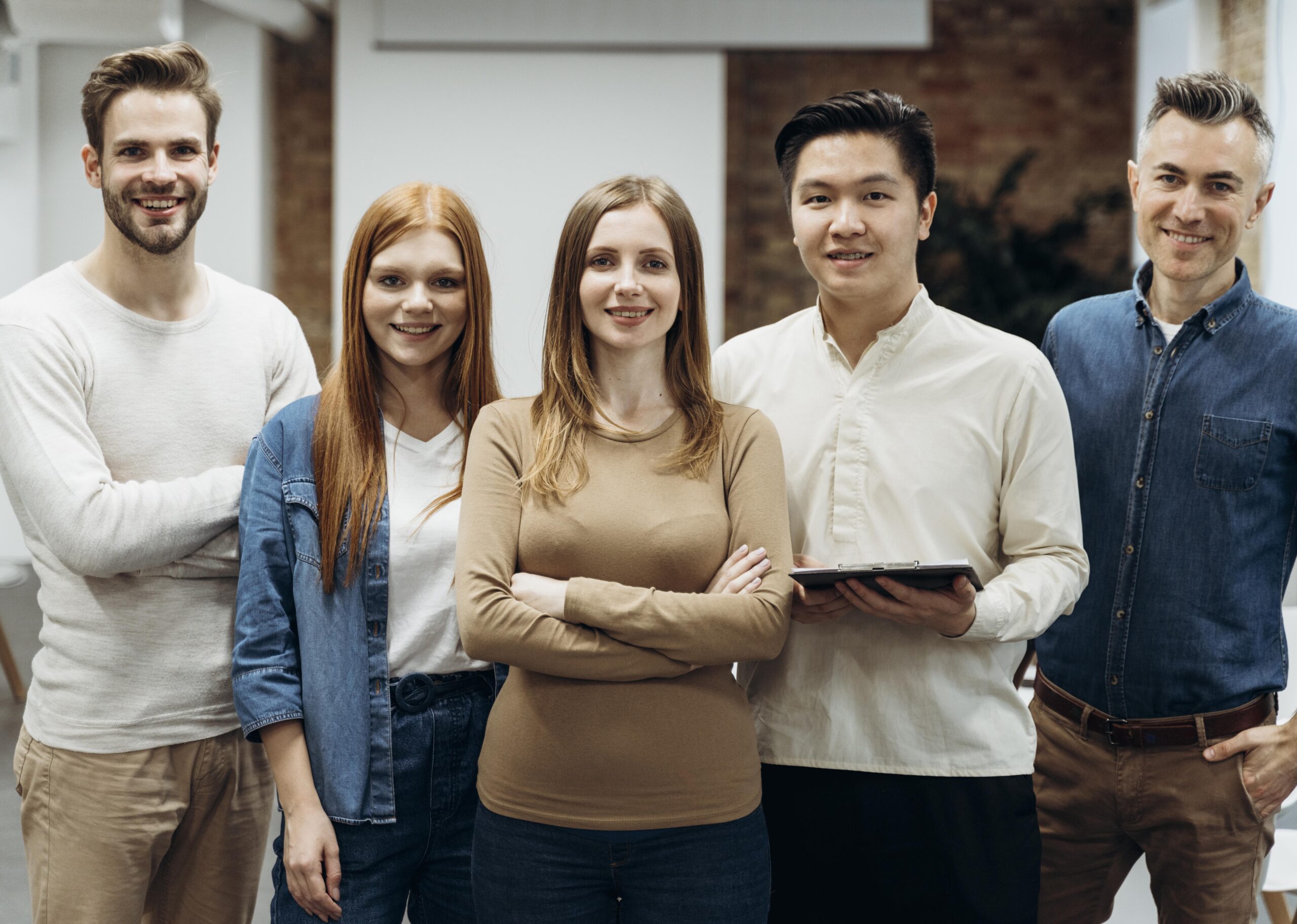 business-people-posing-together-office